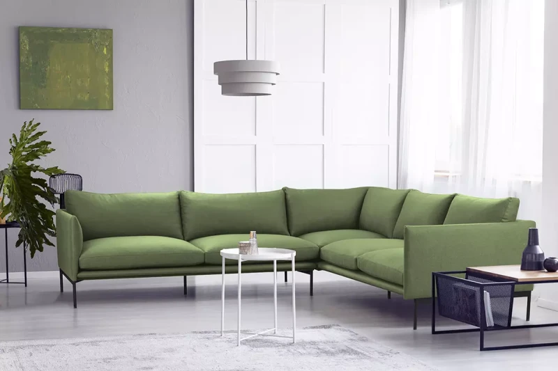 Narożnik symetryczny Fiabesco w stylu industrialnym