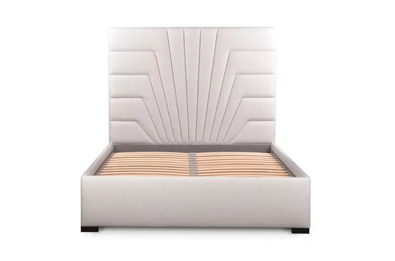 Łóżko-z-tapicerowanym-zagłówkiem-w-geometryczny-wzór-z-pojemnikiem-Chimico