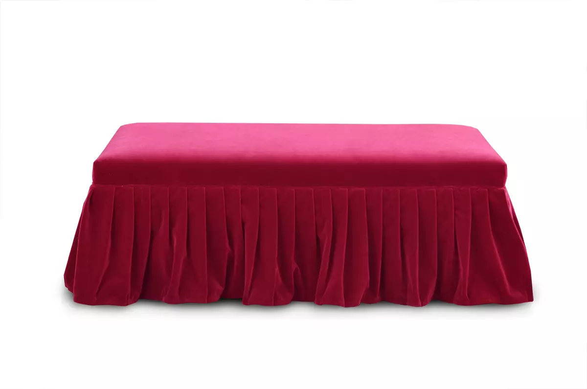 Elegancka pufa z falbaną Edmondo