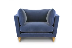 Nowoczesny fotel z miękkimi poduchami Vegas