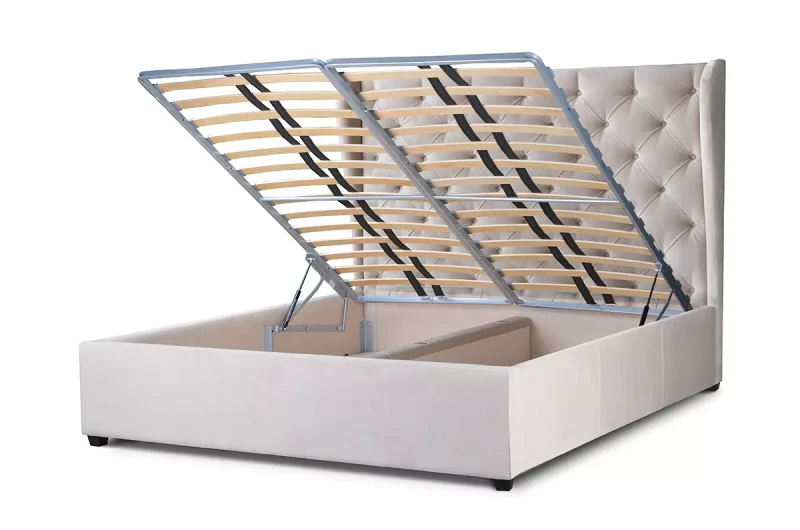 Łóżko-z-pojemnikiem-pikowany-zagłówek-z-boczkami-Senso