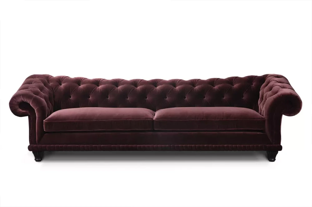 Pikowana sofa w stylu glamour Irine