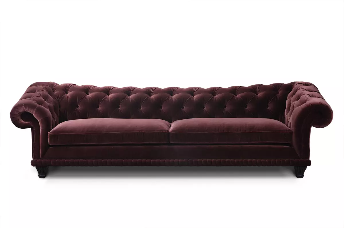 Pikowana sofa w stylu glamour Irine