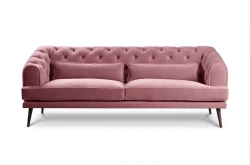 Pikowana sofa w stylu chesterfield Franco