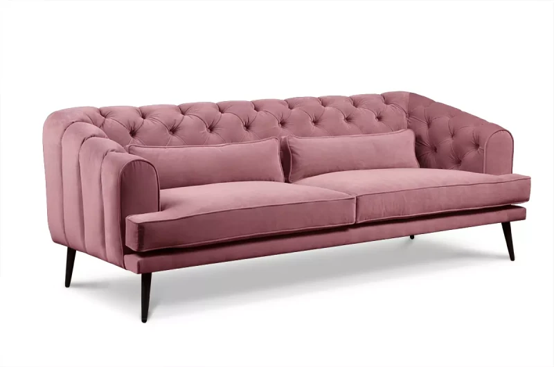 Sofa 3-osobowa z pikowaniem Franco