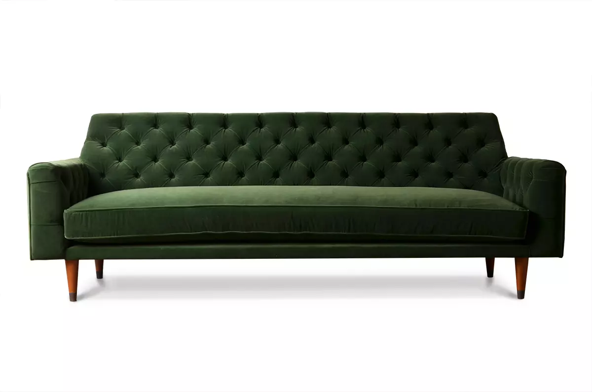 Elegancka sofa z pikowanym oparciem Mercato