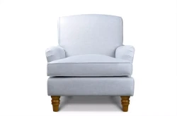 Klasyczny fotel z rzeźbionymi nogami Avilla