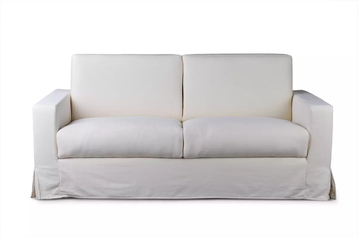 Klasyczna sofa z funkcją spania i z luźnym pokrowcem Eddy