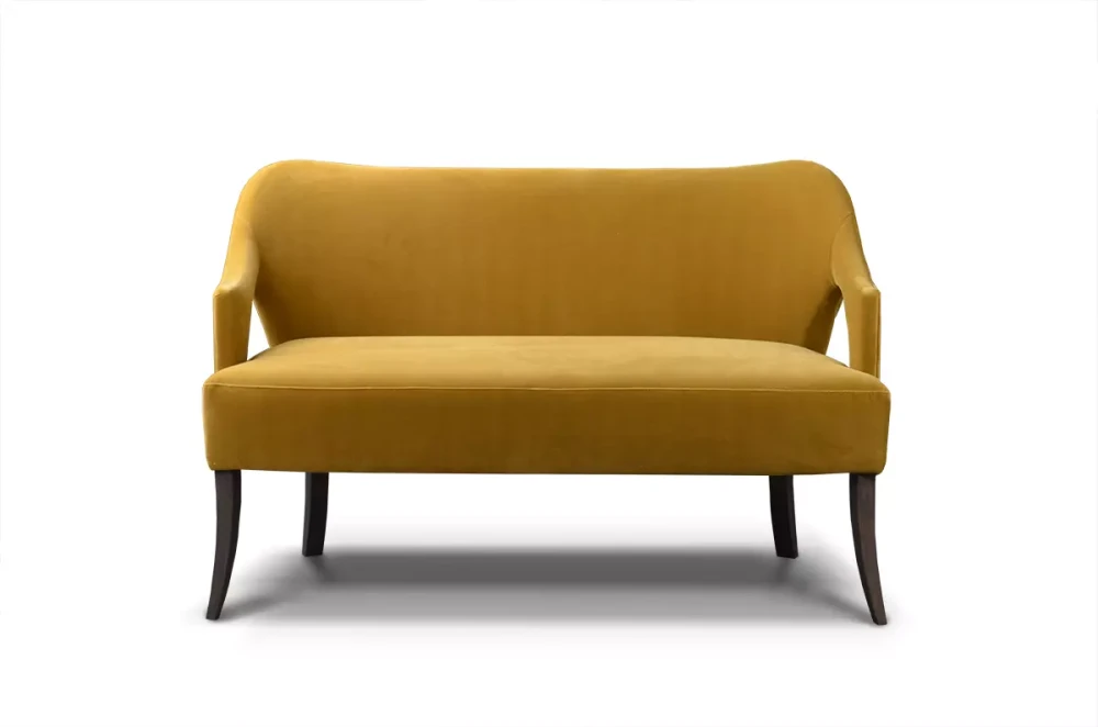 Modernistyczna ławka na wysokich nóżkach Delta