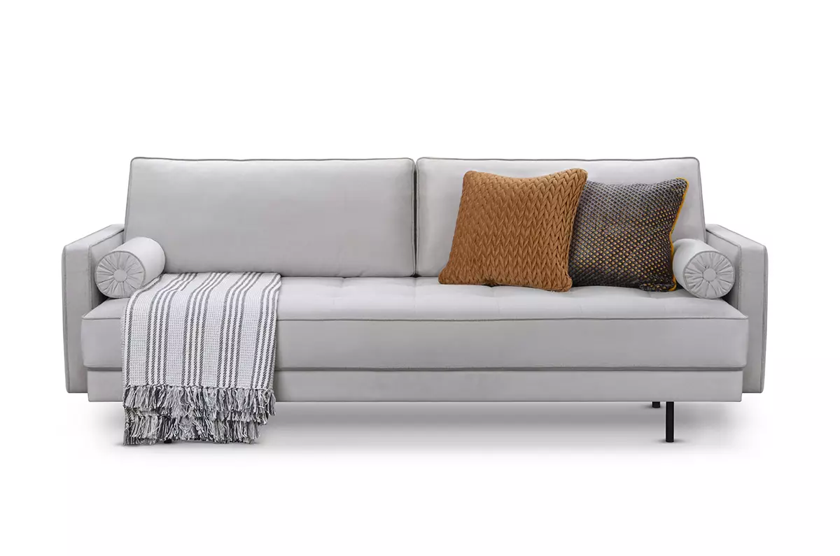 Sofa z funkcją spania i pojemnikiem Paula