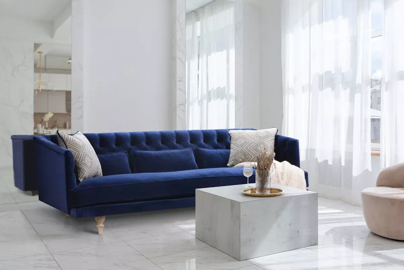 Pikowana ekskluzywna sofa Ricardo