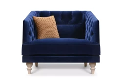 Ekskluzywny pikowany fotel Ricardo