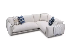 Komfortowy narożnik symetryczny w stylu nowoczesnym Fabrizio