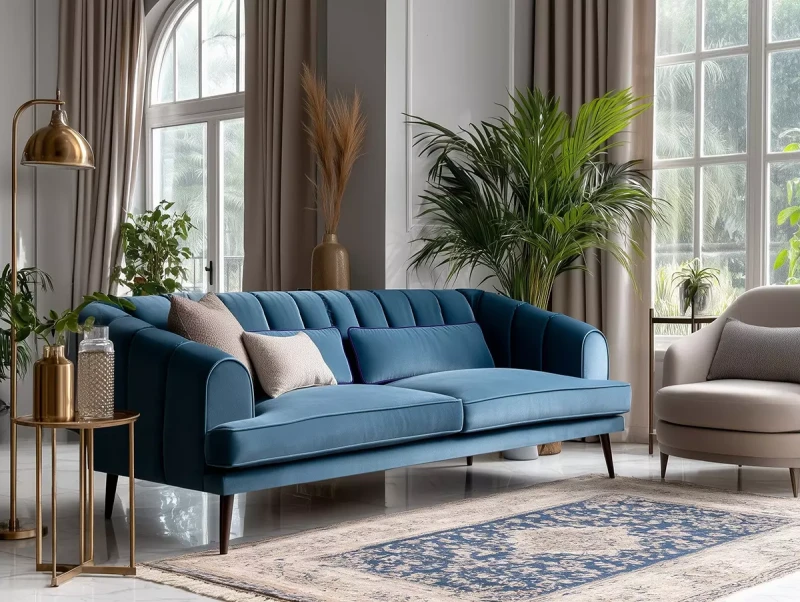 Sofa Angela – elegancka aranżacja salonu w stylu nowoczesnej klasyki