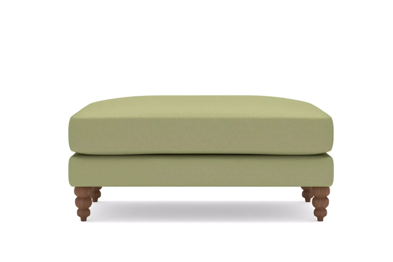 Pufa Amanda – klasyczna pufa na drewnianych nogach