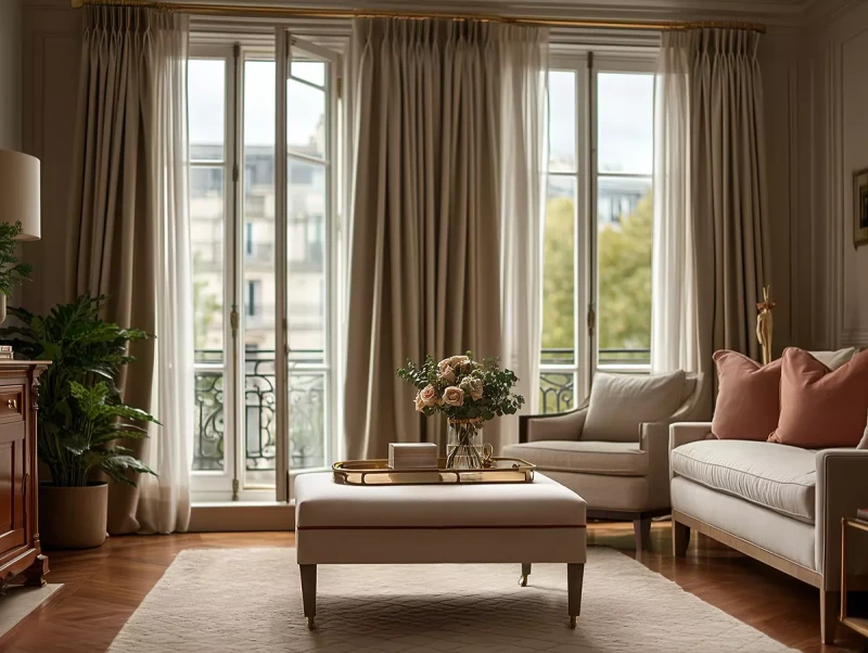 Klasyczna pufa na wymiar stolik do salonu Edmondo