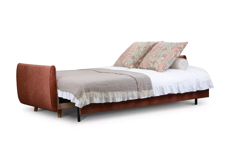 Sofa-z-funkcją-spania-SMART-Norberto-z pojemnikiem-rozłożona