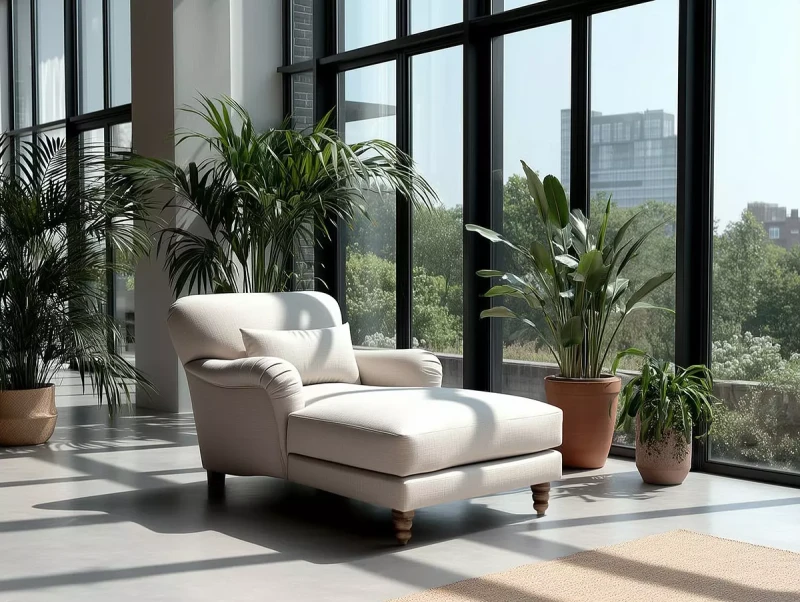 Szezlong na wymiar w stylu prowansalskim Amanda