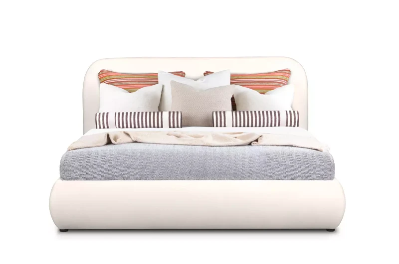 Łóżko ze zdejmowanym pokrowcem Oliviero