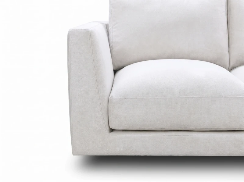 Sofa z lewitującą bazą Felice - zbliżenie