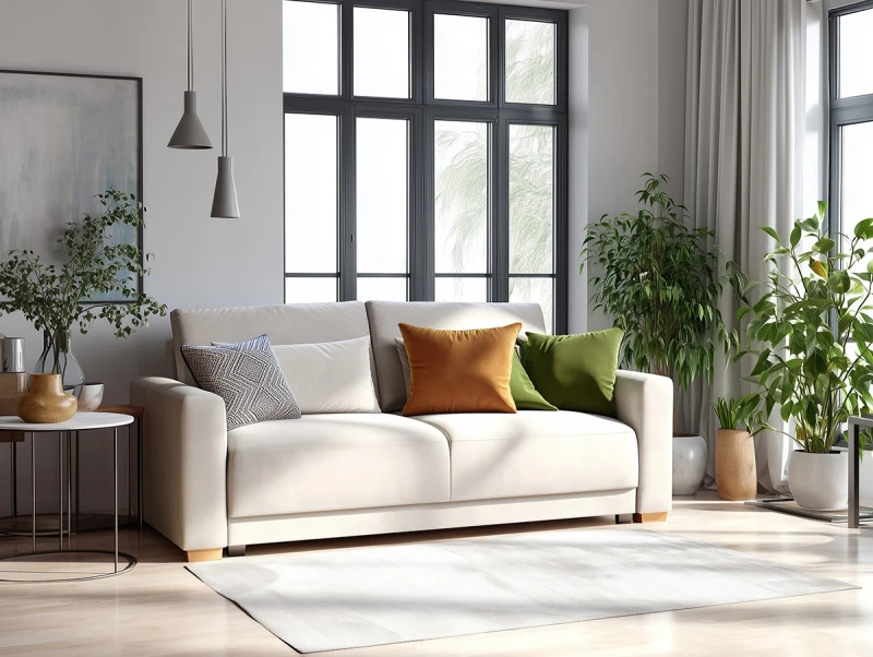 Nowoczesna sofa rozkładana Smart Roberto do salonu