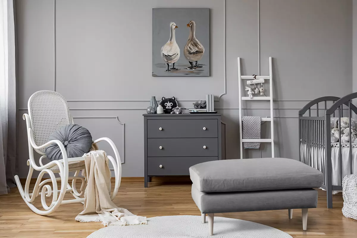 Wiklinowy fotel bujany - relaks i odpoczynek