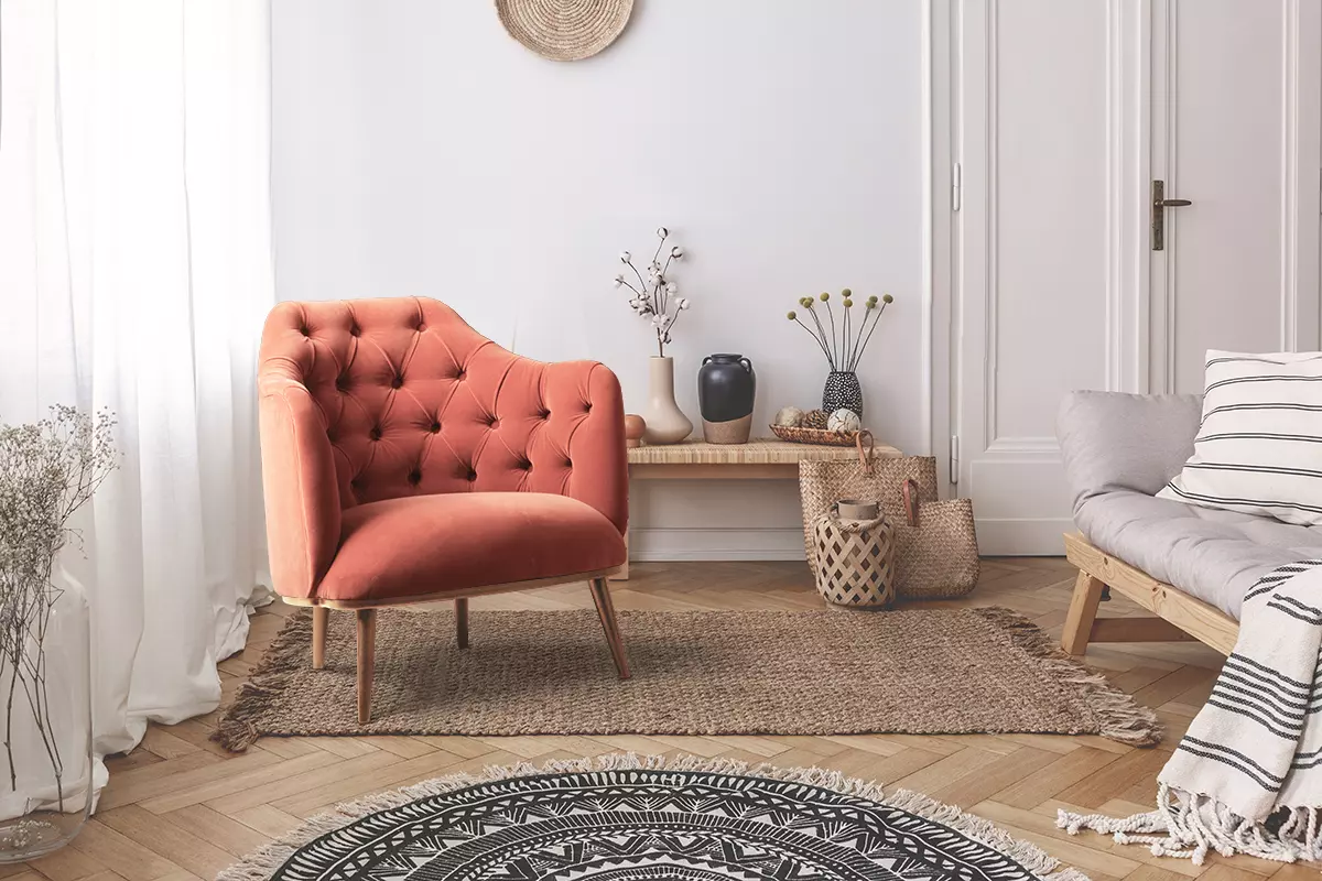 Frędzle we wnętrzach